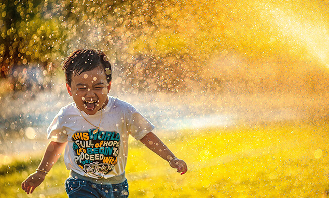 Child in Sun